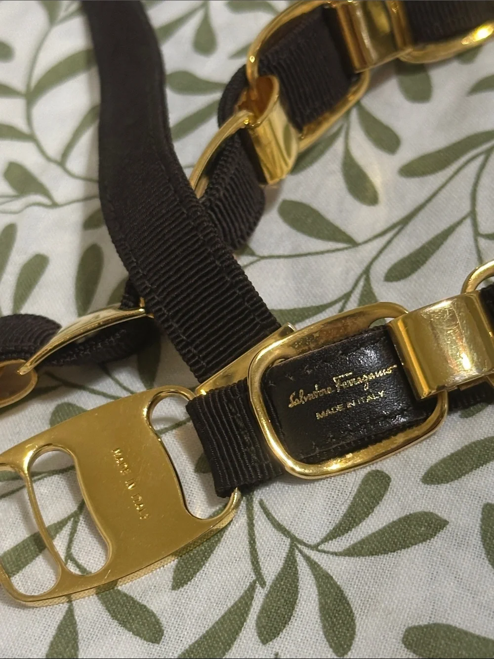 Salvatore Ferragamo elegant gold